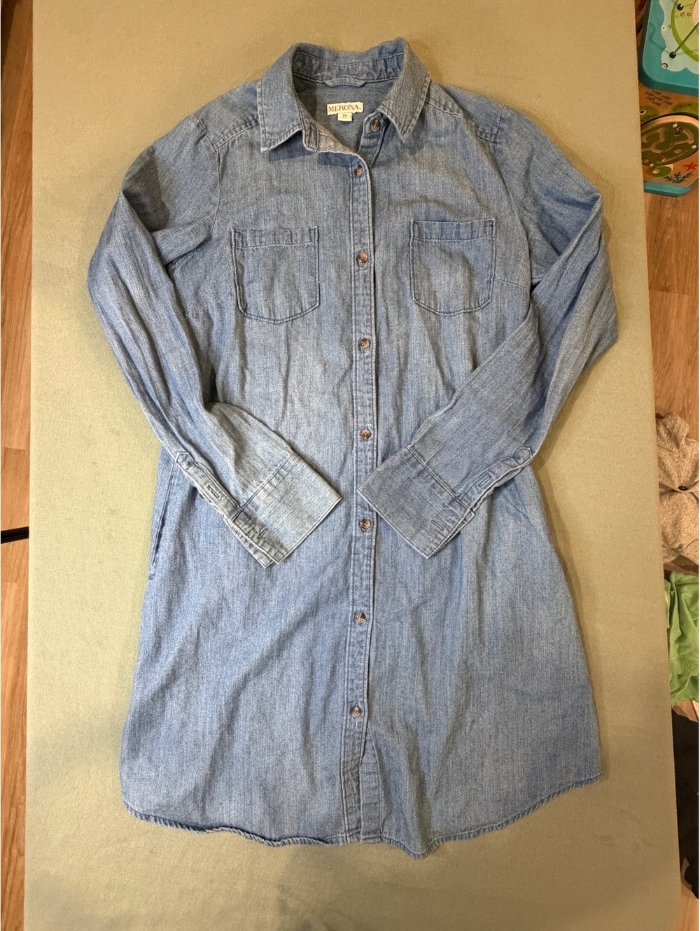 Merona Denim Dress XS
